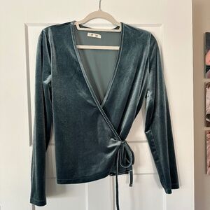 Madewell Velvet Top